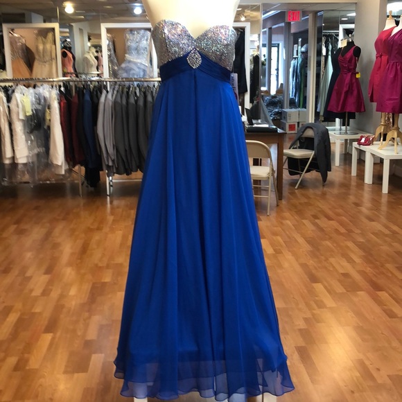 Studio 17 | Dresses | Royal Blue Prom Dress With Mini Rhinestones | Poshmark Studio 17 | Dresses | Royal Blue Prom Dress With Mini Rhinestones | Poshmark